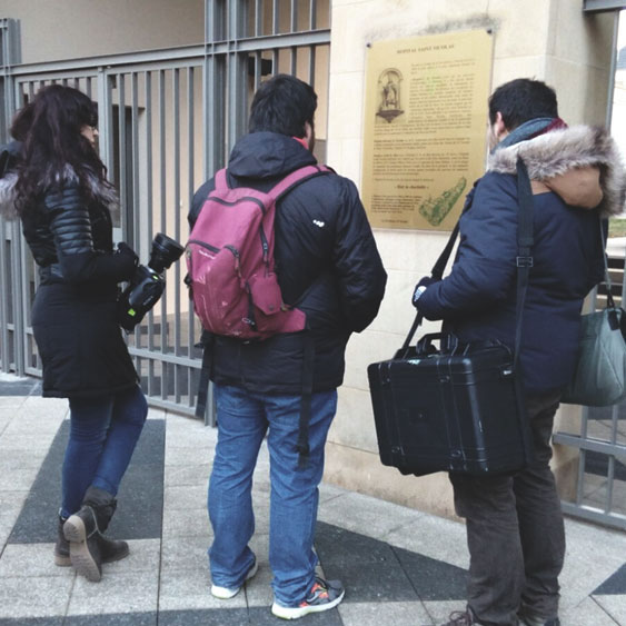 Visita a Francia para la grabación de tomas ambientales de “Red de Libertad”